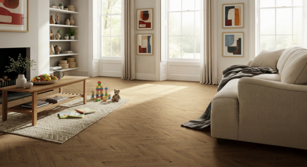 Country Oak Herringbone Flooring