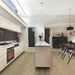 Natural Oak Herringbone Flooring
