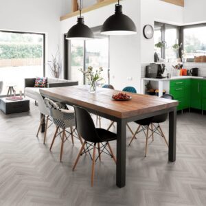 Pearl Oak Herringbone Flooring